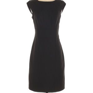 NWT The Limited black midi dress, sleeveless, Sz 2